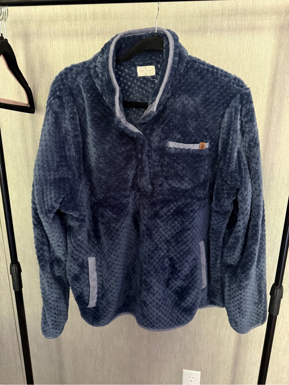 Simply Southern Blue Plush Fleece Jacket